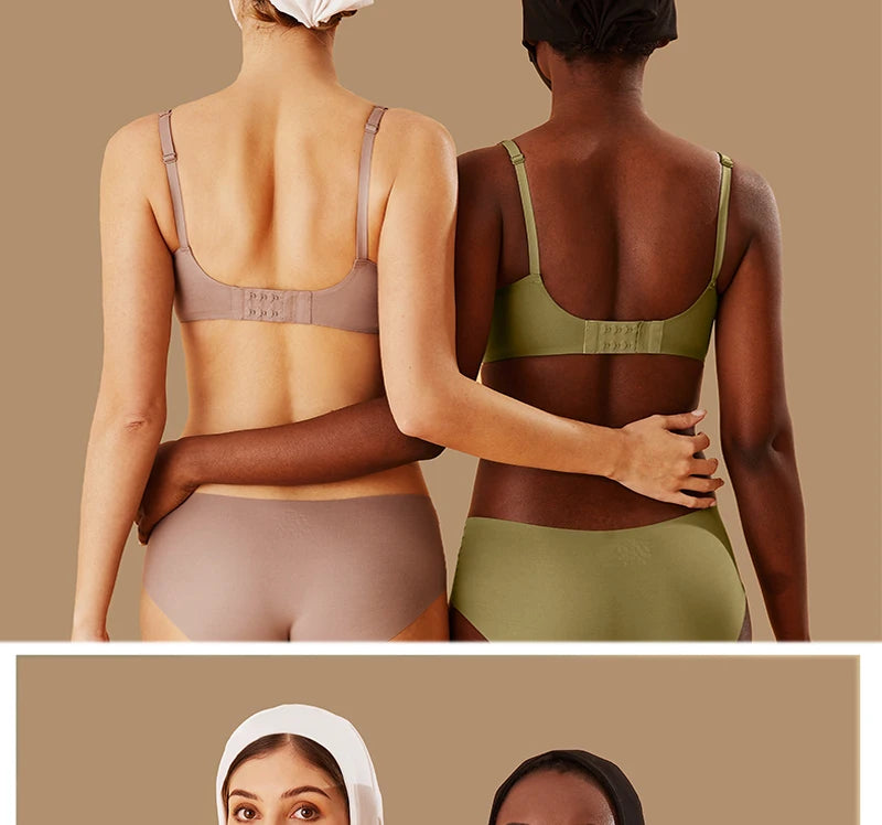 Sutiã Feminino Sem Costura e Sem Aro – Conforto Diário, Sustentação Leve e Toque Macio