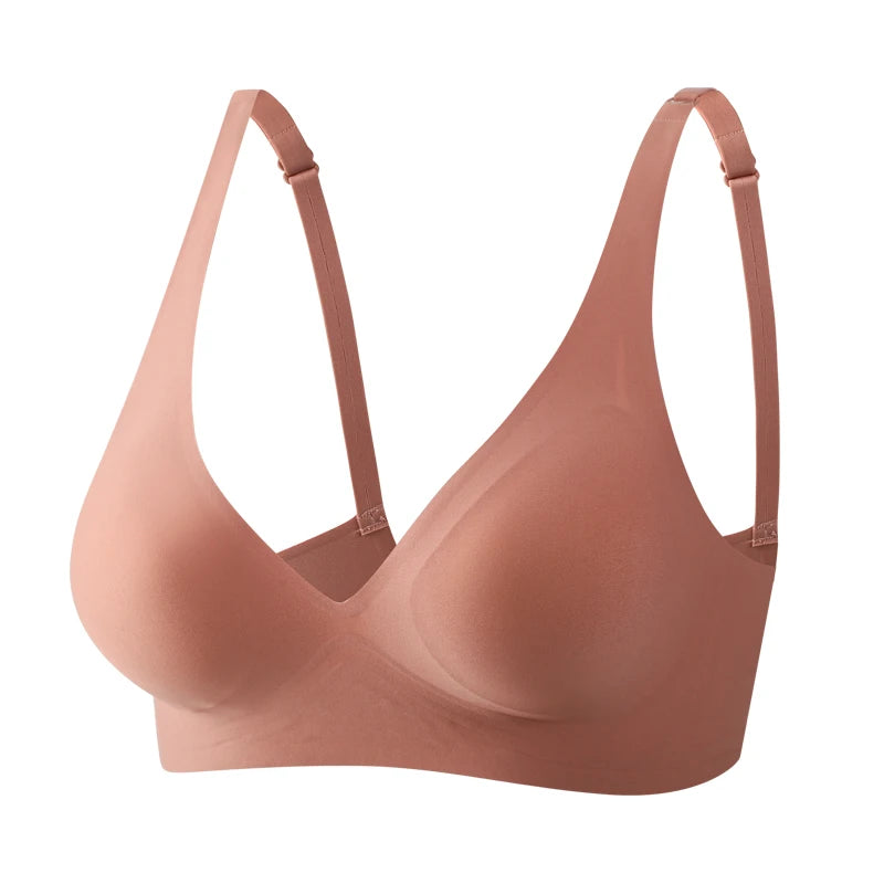 Sutiã Feminino Sem Costura e Sem Aro – Conforto Diário, Sustentação Leve e Toque Macio
