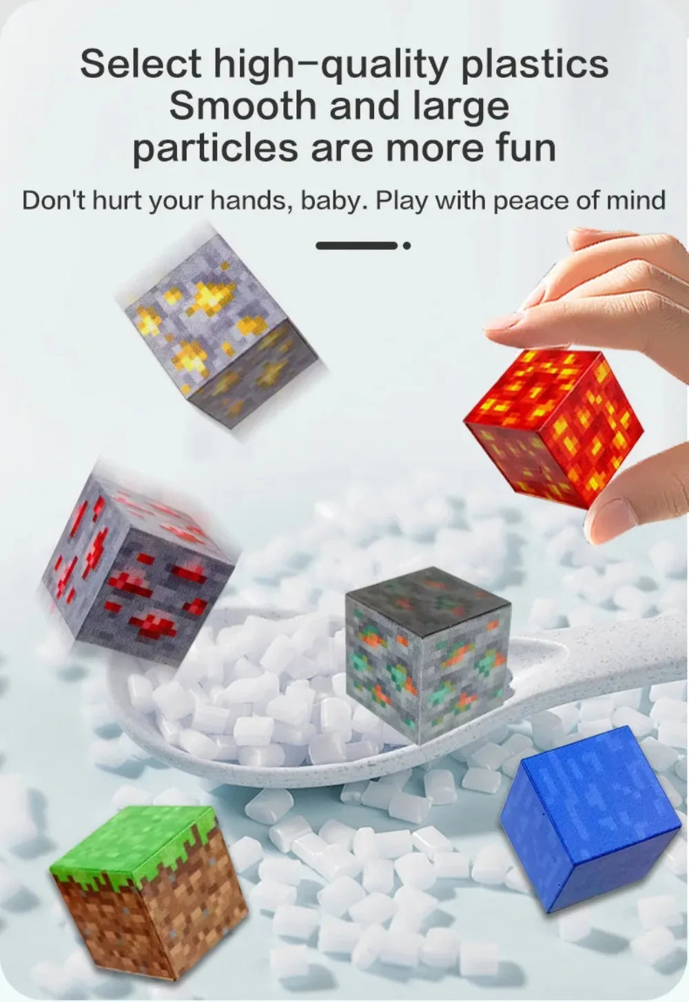 Blocos Magnéticos Educativos DIY – Kit Criativo de Construção (10 a 500 Peças)