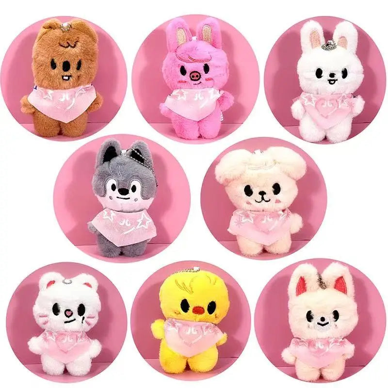 Chaveiro de Pelúcia SKZOO Kawaii – Mascote Fofo Stray Kids