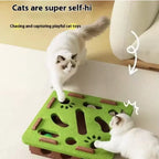 Brinquedo Interativo para Gatos com Labirinto e Bolinha – Estímulo Mental, Diversão e Atividade Diária
