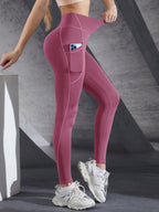 Legging Feminina de Cintura Alta com Controle de Barriga e Bolsos Laterais – Conforto e Estilo para Yoga, Treino e Dia a Dia