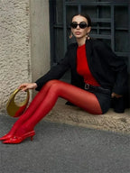Meia‑Calça Feminina Aveludada 80D – Conforto, Elasticidade e Cobertura Elegante para o Dia a Dia