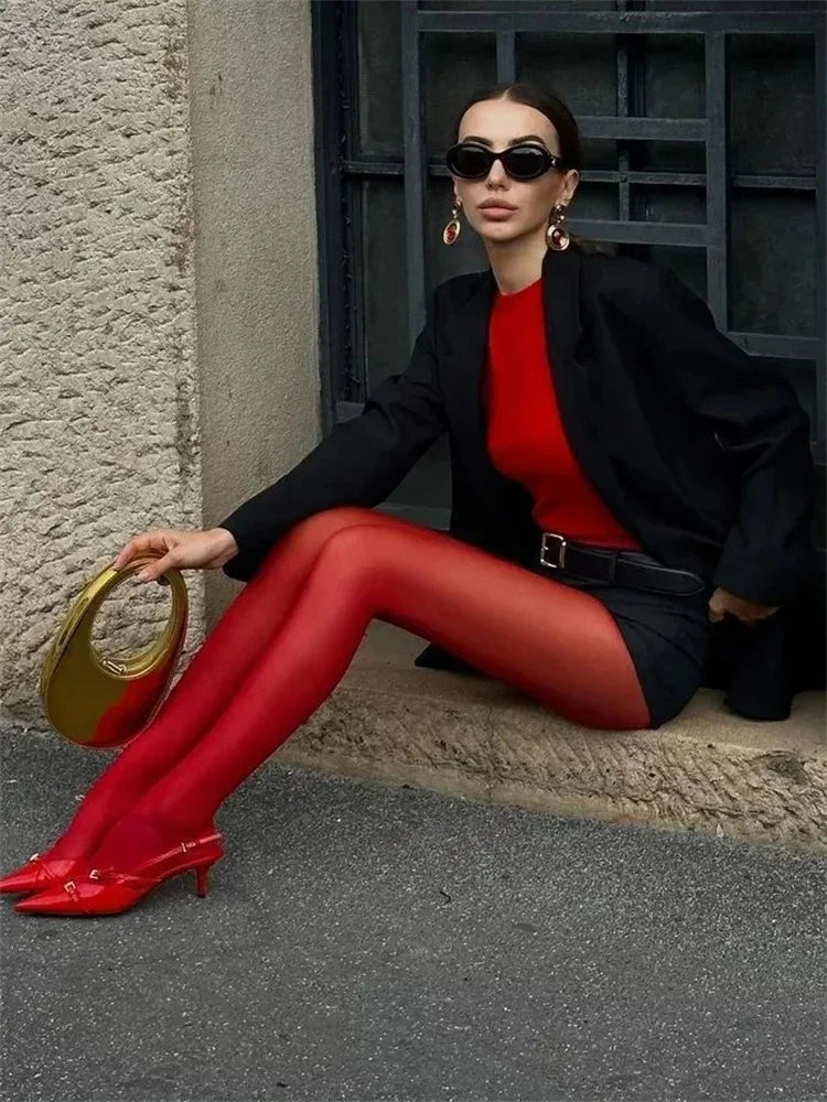 Meia‑Calça Feminina Aveludada 80D – Conforto, Elasticidade e Cobertura Elegante para o Dia a Dia