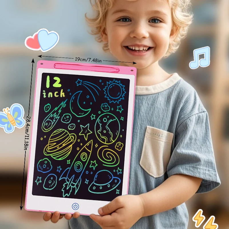 Tablet de Desenho Infantil LCD Apagável – Criatividade Sem Limites (8,5” a 16”)
