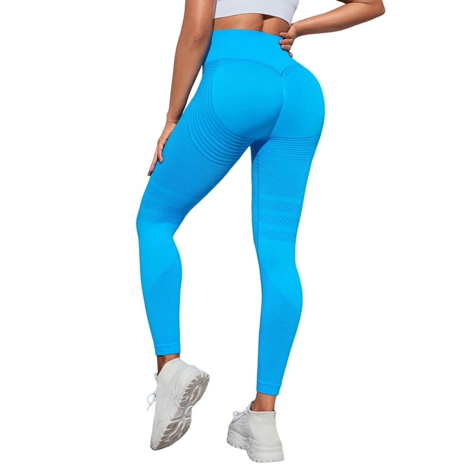 Legging Feminina de Treino com Compressão 3D, Cintura Alta e Efeito Modelador – Conforto, Estilo e Liberdade de Movimento