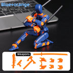 Boneco Articulado 3D Robô Transformável – Modelo Criativo para Montagem e Diversão