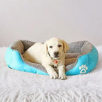 Cama Pet Clássica em Algodão – Aconchego, Estilo e Bem‑Estar para Seu Pet