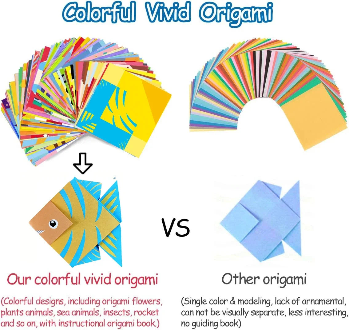 Kit Origami Criativo com 30 Folhas + Guia Ilustrado – Diversão, Arte e Imaginação