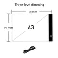 Mesa de Luz LED A3, A4 ou A5 com 3 Níveis de Brilho – Ideal para Diamond Painting, Desenho e Artesanato