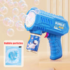 Lançador Automático de Bolhas com Foguete – Máquina de Bolhas Infantil Recarregável