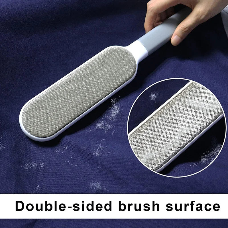 Removedor de Pelos de Pets Dupla Face – Limpeza Rápida para Roupas, Sofás e Tapetes