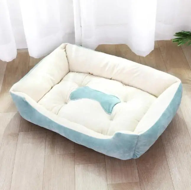 Cama Pet Clássica em Algodão – Aconchego, Estilo e Bem‑Estar para Seu Pet