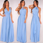 Vestido Longo Feminino Multiuso com Decote V – Elegância Boho para Todas as Ocasiões