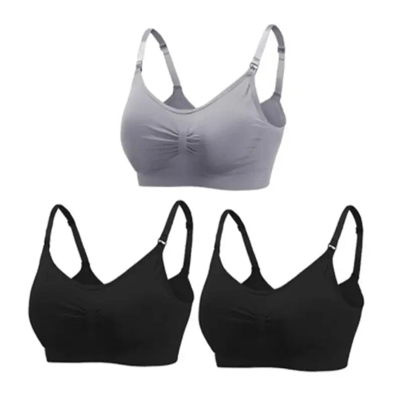 Sutiã de Amamentação Feminino Sem Aro com Fecho Frontal – Conforto, Sustentação Leve e Praticidade Diária