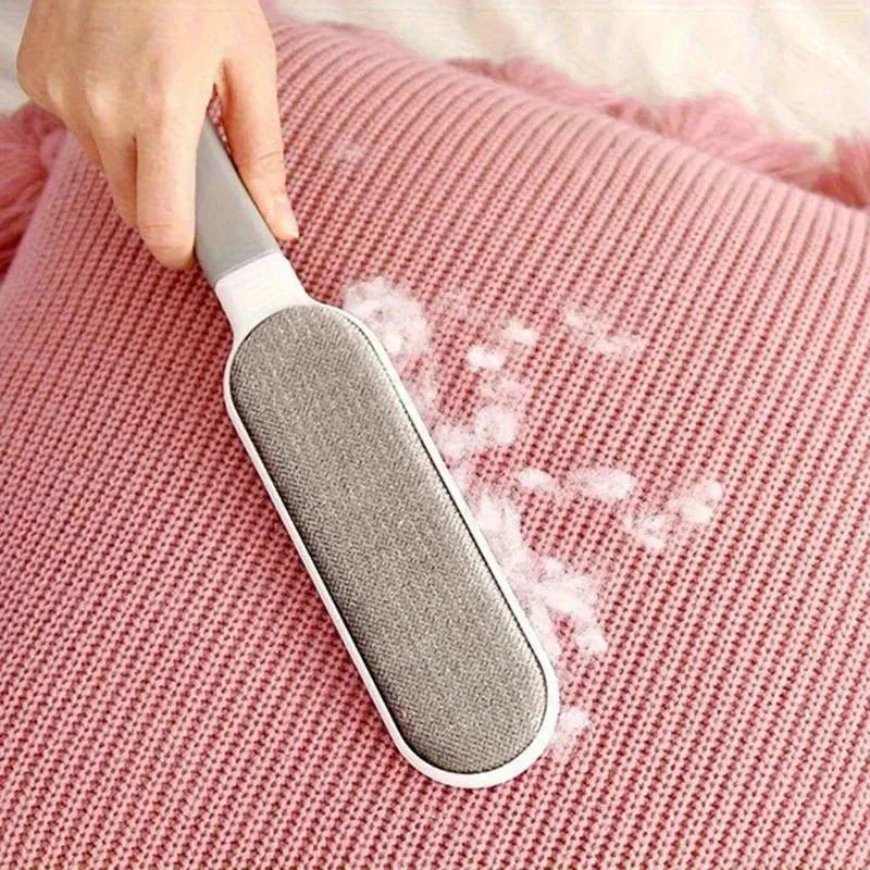 Removedor de Pelos de Pets Dupla Face – Limpeza Rápida para Roupas, Sofás e Tapetes