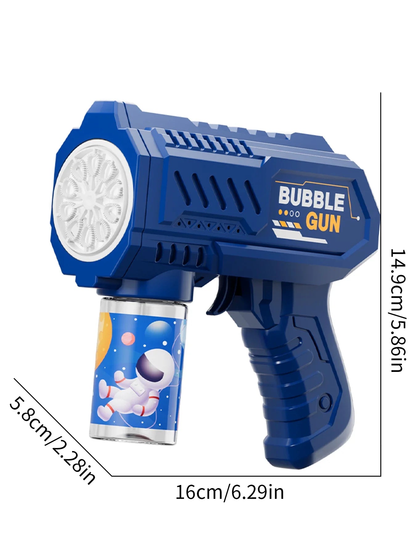 Lançador Automático de Bolhas com Foguete – Máquina de Bolhas Infantil Recarregável