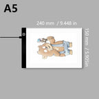 Mesa de Luz LED Transparente para Desenho e Escrita – Ideal para Arte, Estudos e Traçados Perfeitos