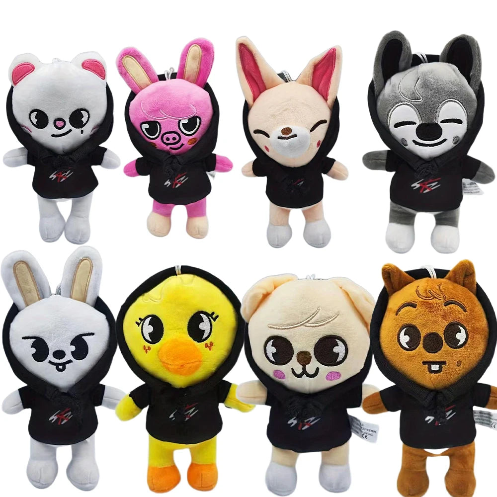 Chaveiro de Pelúcia SKZOO Kawaii – Mascote Fofo Stray Kids