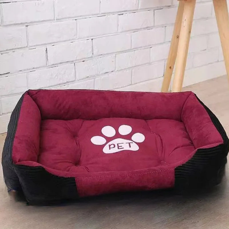 Cama Pet Clássica em Algodão – Aconchego, Estilo e Bem‑Estar para Seu Pet