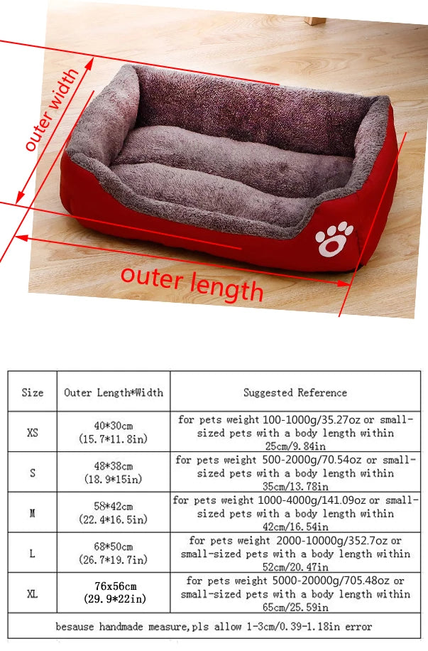 Cama Pet Clássica em Algodão – Aconchego, Estilo e Bem‑Estar para Seu Pet