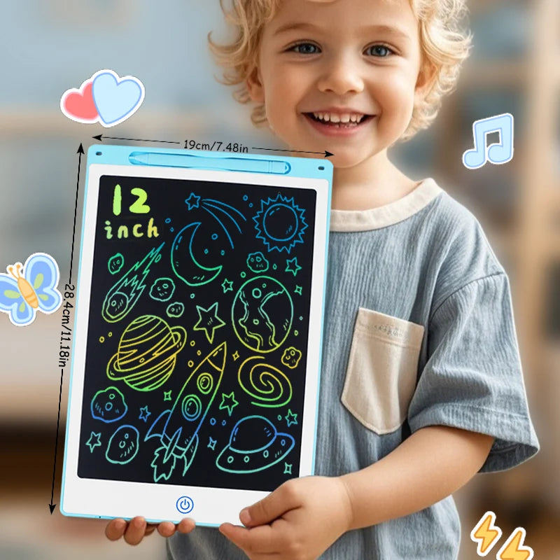 Tablet de Desenho Infantil LCD Apagável – Criatividade Sem Limites (8,5” a 16”)