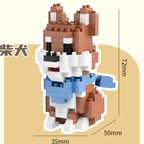 Kit de Blocos Criativos Pets – Monte Seu Cachorrinho Fofo em Mini Blocos