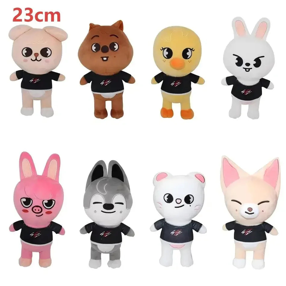 Chaveiro de Pelúcia SKZOO Kawaii – Mascote Fofo Stray Kids