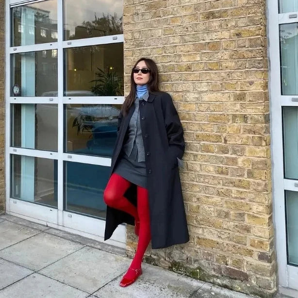 Meia‑Calça Feminina Aveludada 80D – Conforto, Elasticidade e Cobertura Elegante para o Dia a Dia