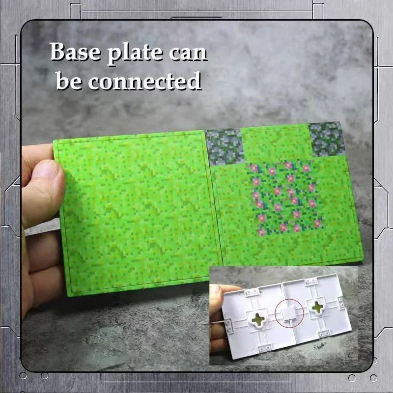 Base Magnética Universal para Blocos de Montar – Expanda a Criatividade das Crianças