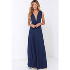 Vestido Longo Feminino Multiway Boho – Modelo Versátil com Amarrações e Caimento Elegante