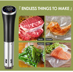 Sous Vide Profissional Wancle® IPX7 – Cozimento a Vácuo Preciso, Silencioso e à Prova d’Água