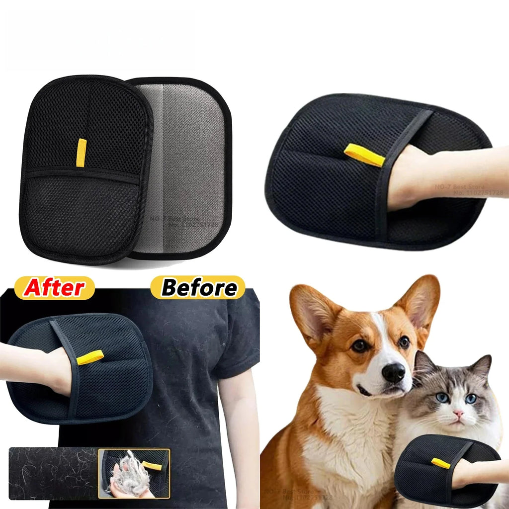 Luva Removedora de Pelos Pet Dupla Face – Limpeza Rápida, Sem Esforço