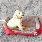 Cama Pet Clássica em Algodão – Aconchego, Estilo e Bem‑Estar para Seu Pet