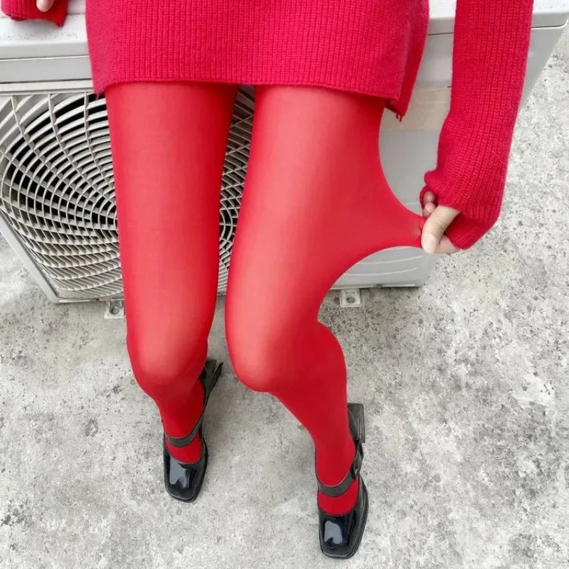 Meia‑Calça Feminina Aveludada 80D – Conforto, Elasticidade e Cobertura Elegante para o Dia a Dia