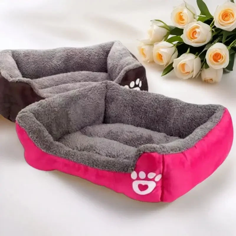 Cama Pet Clássica em Algodão – Aconchego, Estilo e Bem‑Estar para Seu Pet