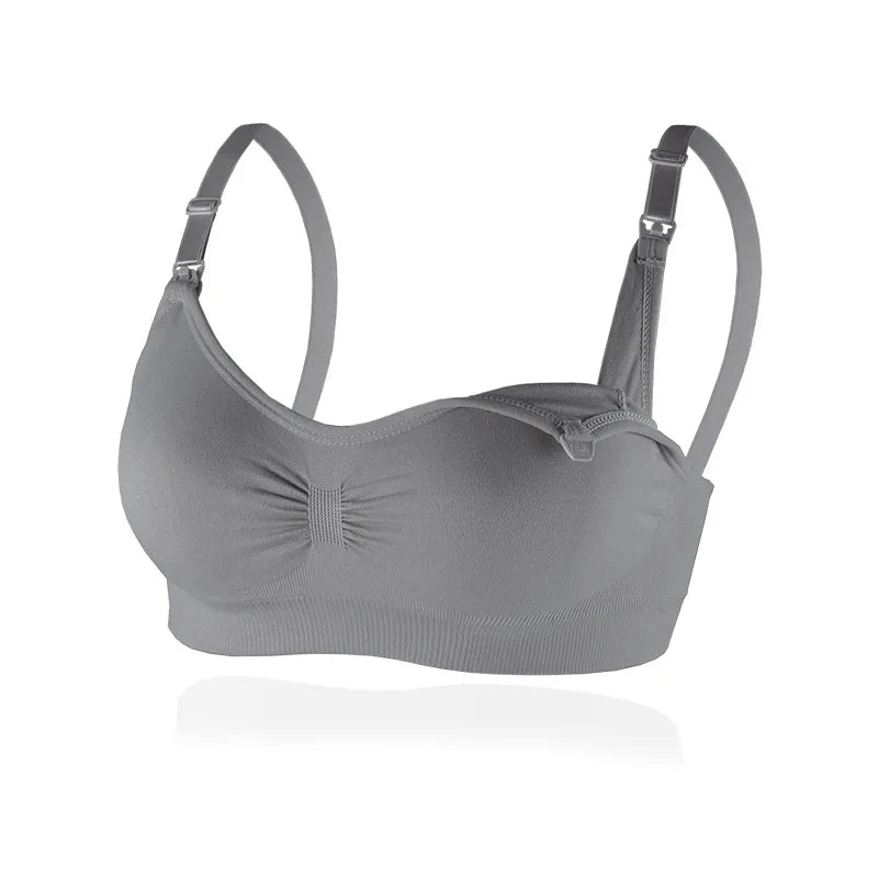Sutiã de Amamentação Feminino Sem Aro com Fecho Frontal – Conforto, Sustentação Leve e Praticidade Diária
