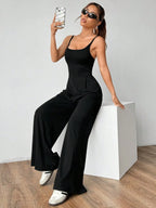 Macacão Feminino Elegante em Malha com Caimento Sofisticado