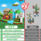 Blocos Magnéticos de Montar – Casa da Floresta Criativa | Brinquedo Educativo STEM (3+ anos)