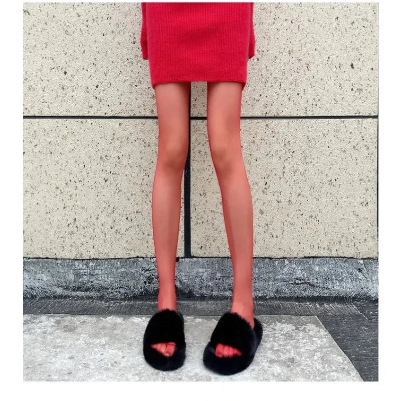 Meia‑Calça Feminina Aveludada 80D – Conforto, Elasticidade e Cobertura Elegante para o Dia a Dia