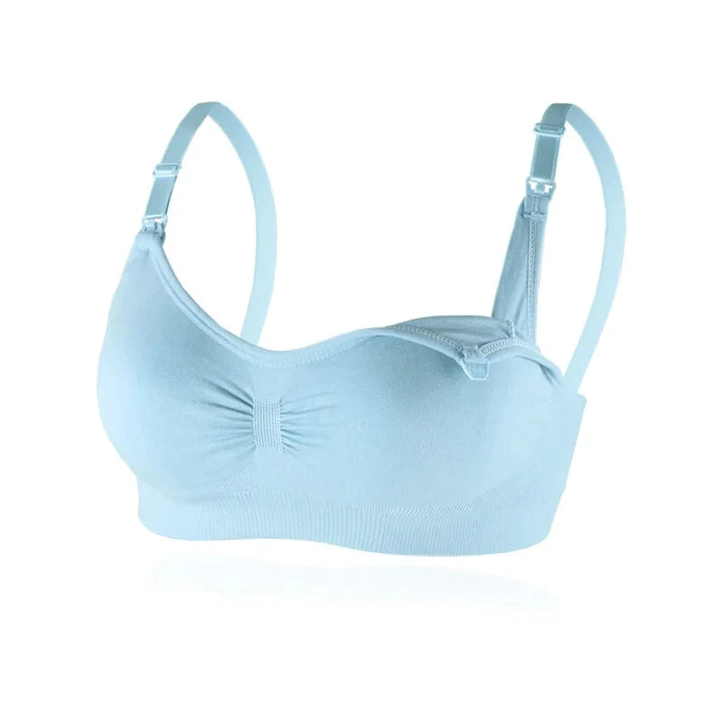 Sutiã de Amamentação Feminino Sem Aro com Fecho Frontal – Conforto, Sustentação Leve e Praticidade Diária
