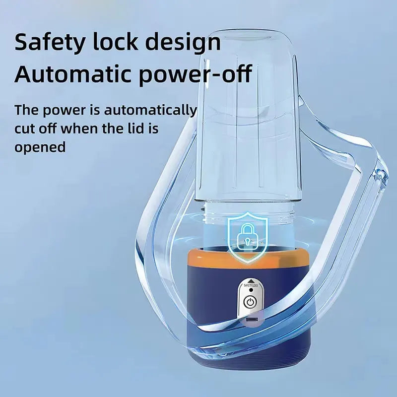 Mini Liquidificador Portátil USB – Sucos e Vitaminas em Qualquer Lugar
