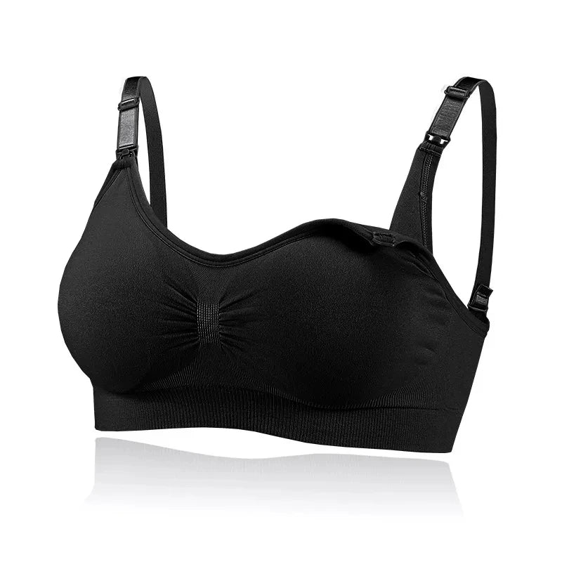 Sutiã de Amamentação Feminino Sem Aro com Fecho Frontal – Conforto, Sustentação Leve e Praticidade Diária