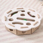 Brinquedo Interativo para Gatos com Labirinto e Bolinha – Estímulo Mental, Diversão e Atividade Diária