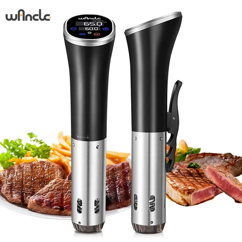 Sous Vide Profissional Wancle® IPX7 – Cozimento a Vácuo Preciso, Silencioso e à Prova d’Água