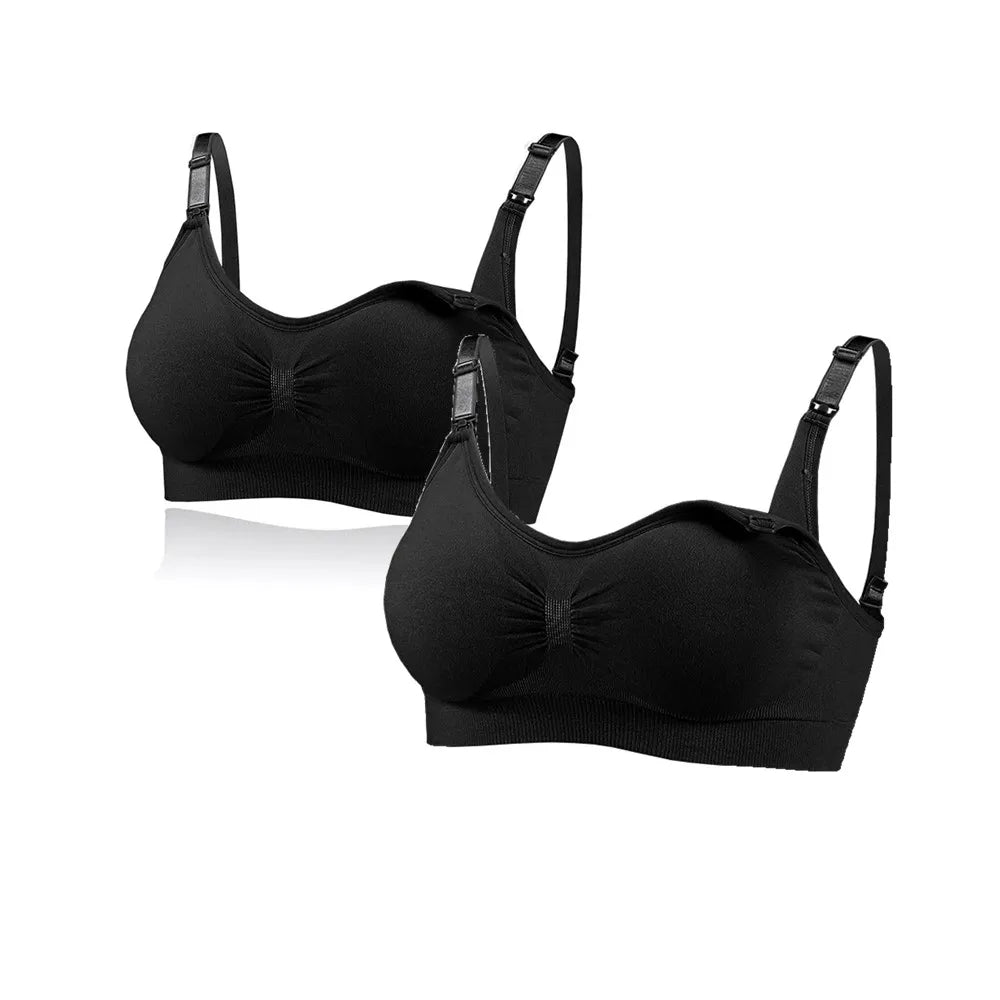 Sutiã de Amamentação Feminino Sem Aro com Fecho Frontal – Conforto, Sustentação Leve e Praticidade Diária