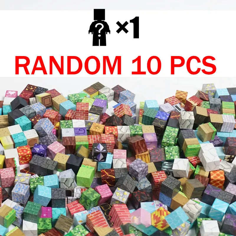 Blocos Magnéticos Educativos DIY – Kit Criativo de Construção (10 a 500 Peças)