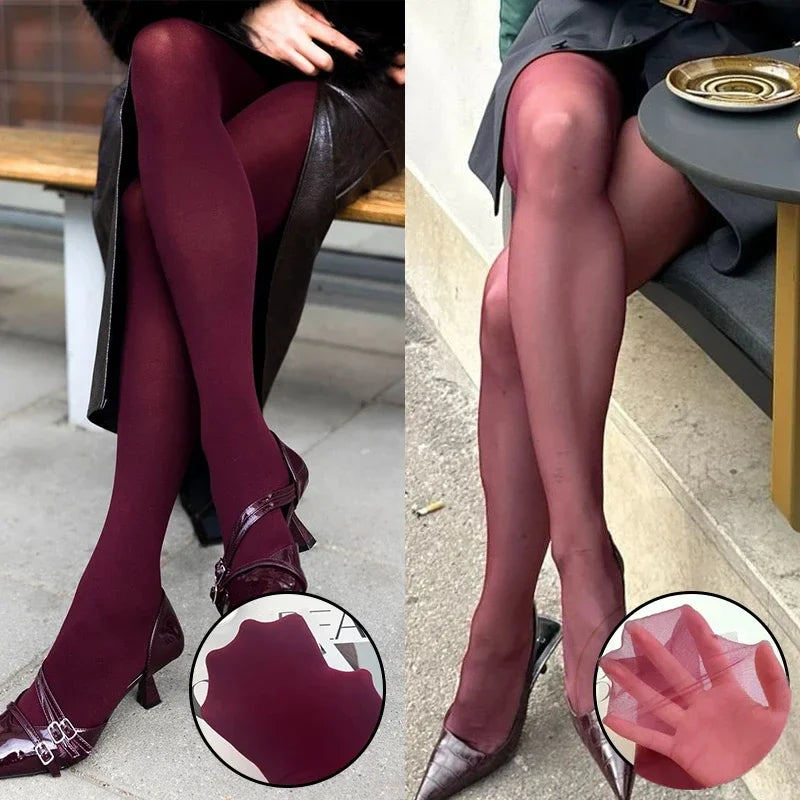 Meia‑Calça Feminina Aveludada 80D – Conforto, Elasticidade e Cobertura Elegante para o Dia a Dia