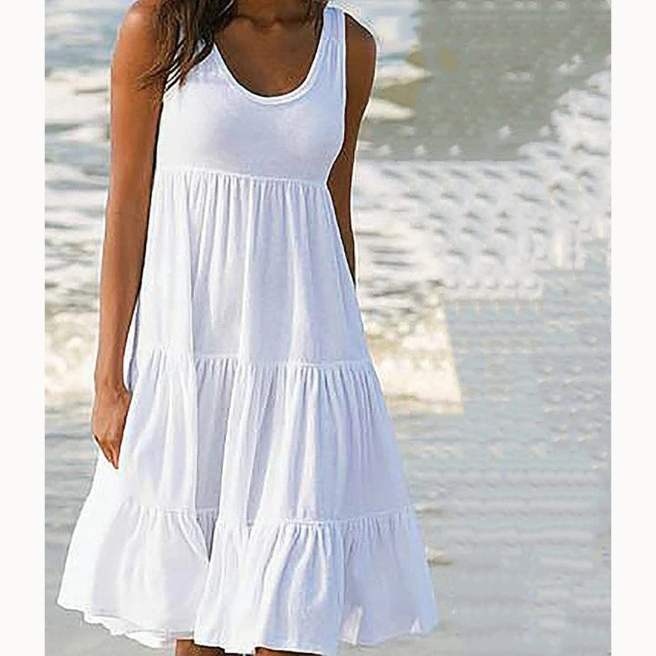 Vestido Midi Feminino com Alças Finas e Costas Abertas – Elegante, Sexy e Atemporal