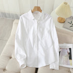 Camisa Feminina Casual em Algodão Oxford – Clássica, Confortável e Atemporal